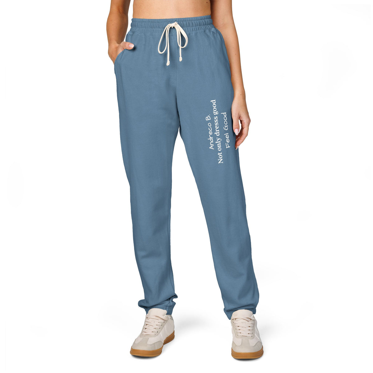 Andreco B. Cozy Garment-Dyed Sweatpants for Everyday Comfort | Unisex Lounge Pants, Casual Wear, Gift Idea, Relaxing Style