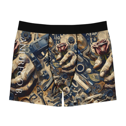 Andreco B. Men's Boxer Briefs (AOP)