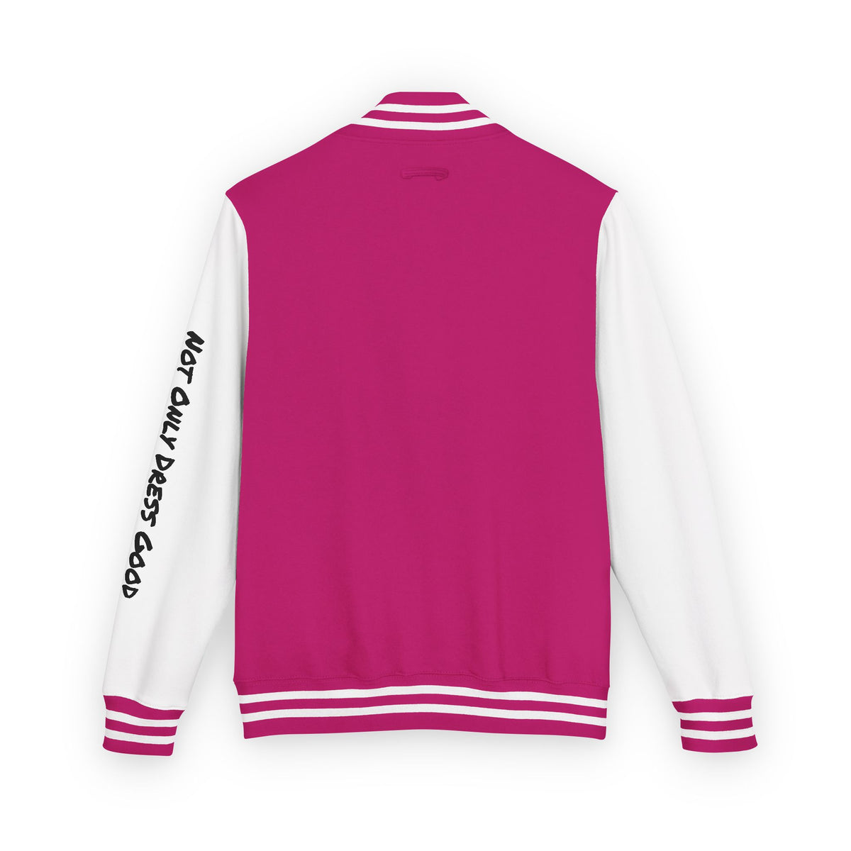 Andreco B. Letterman Jacket — 'Fast Class' Black & White Varsity Bomber