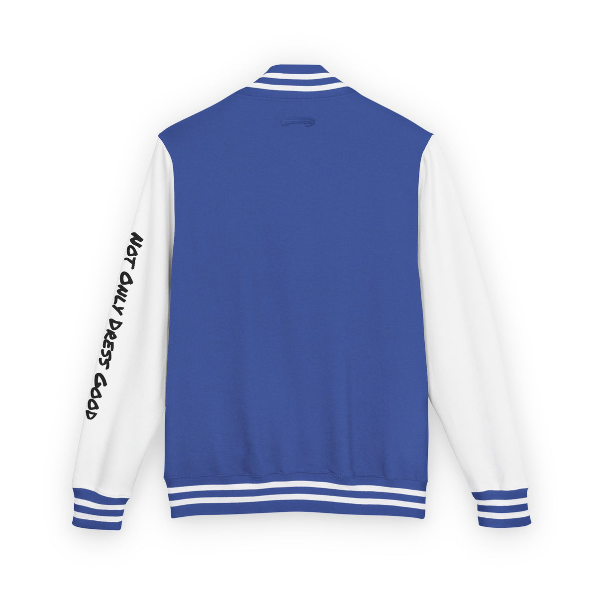 Andreco B. Letterman Jacket — 'Fast Class' Black & White Varsity Bomber