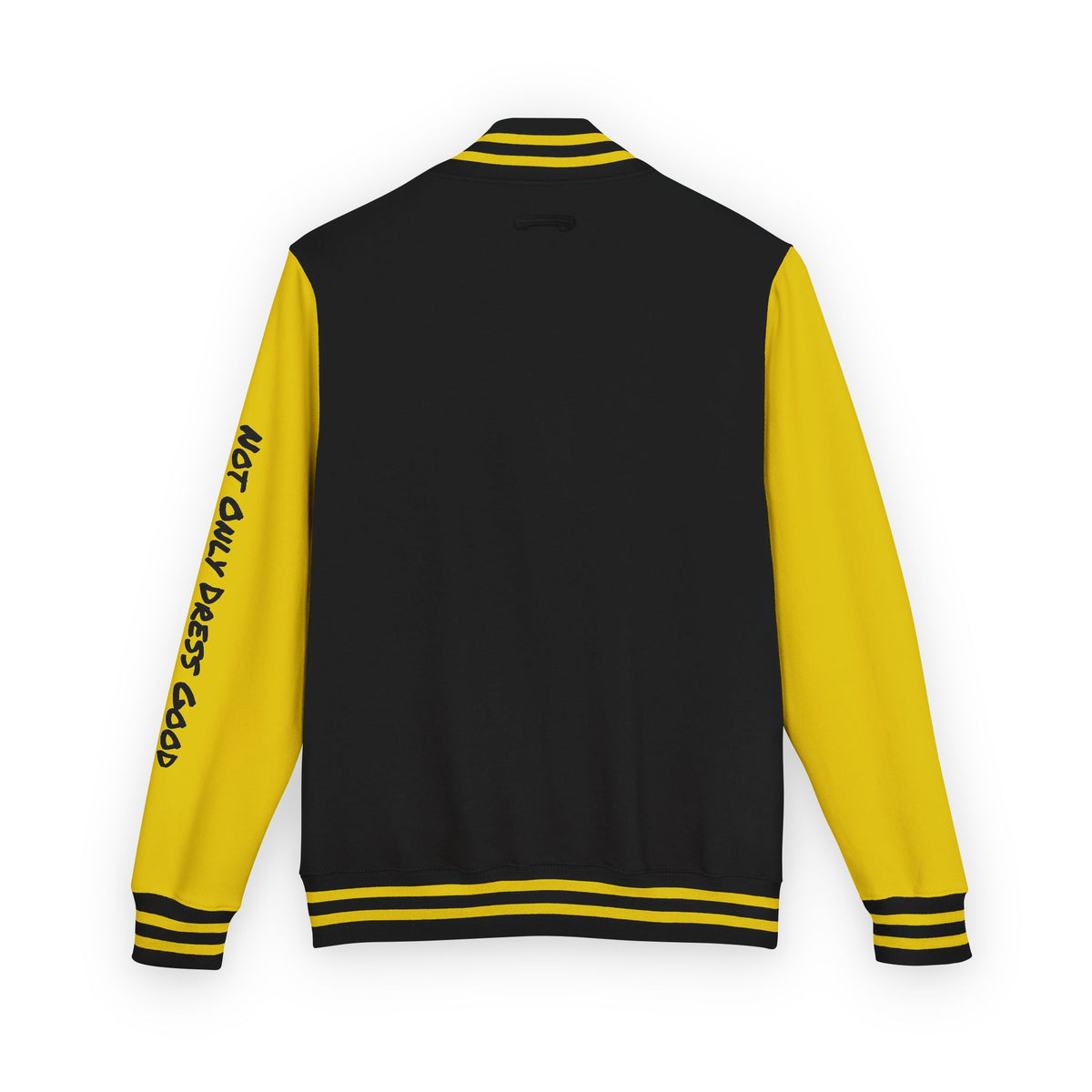 Andreco B. Letterman Jacket — 'Fast Class' Black & White Varsity Bomber