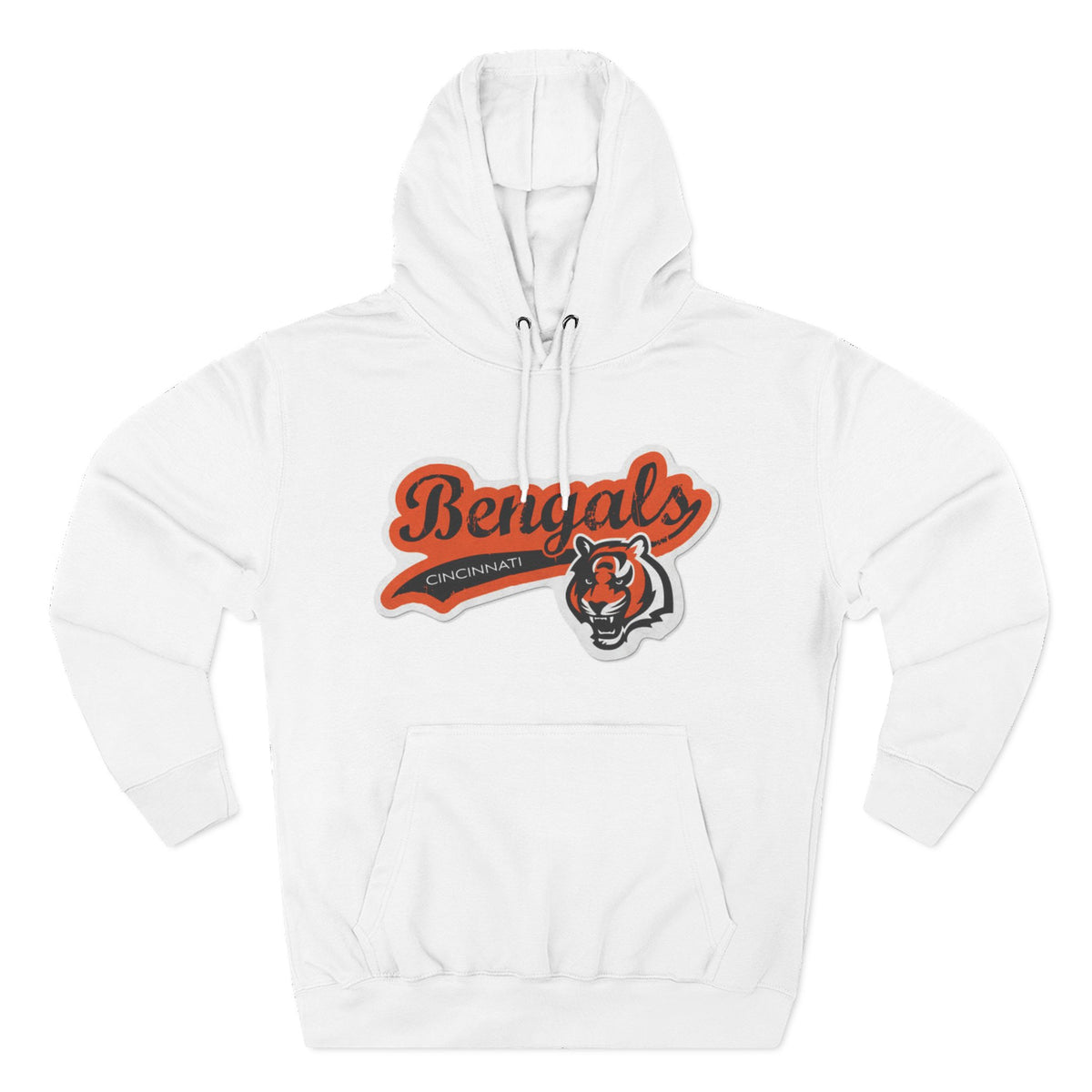 Andreco B.Three-Panel Bengals Fleece Hoodie (white)