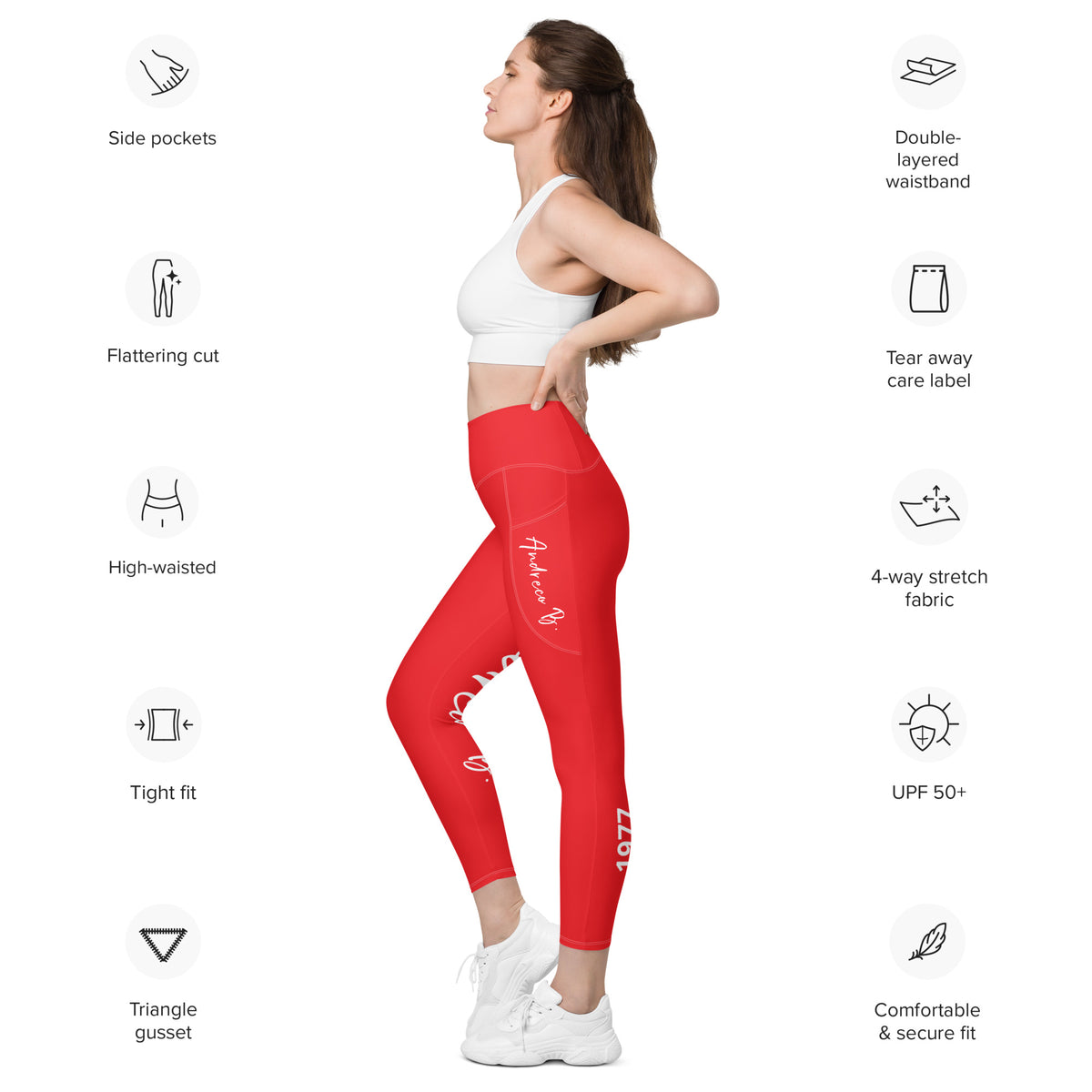 Andreco B. Leggings with pockets