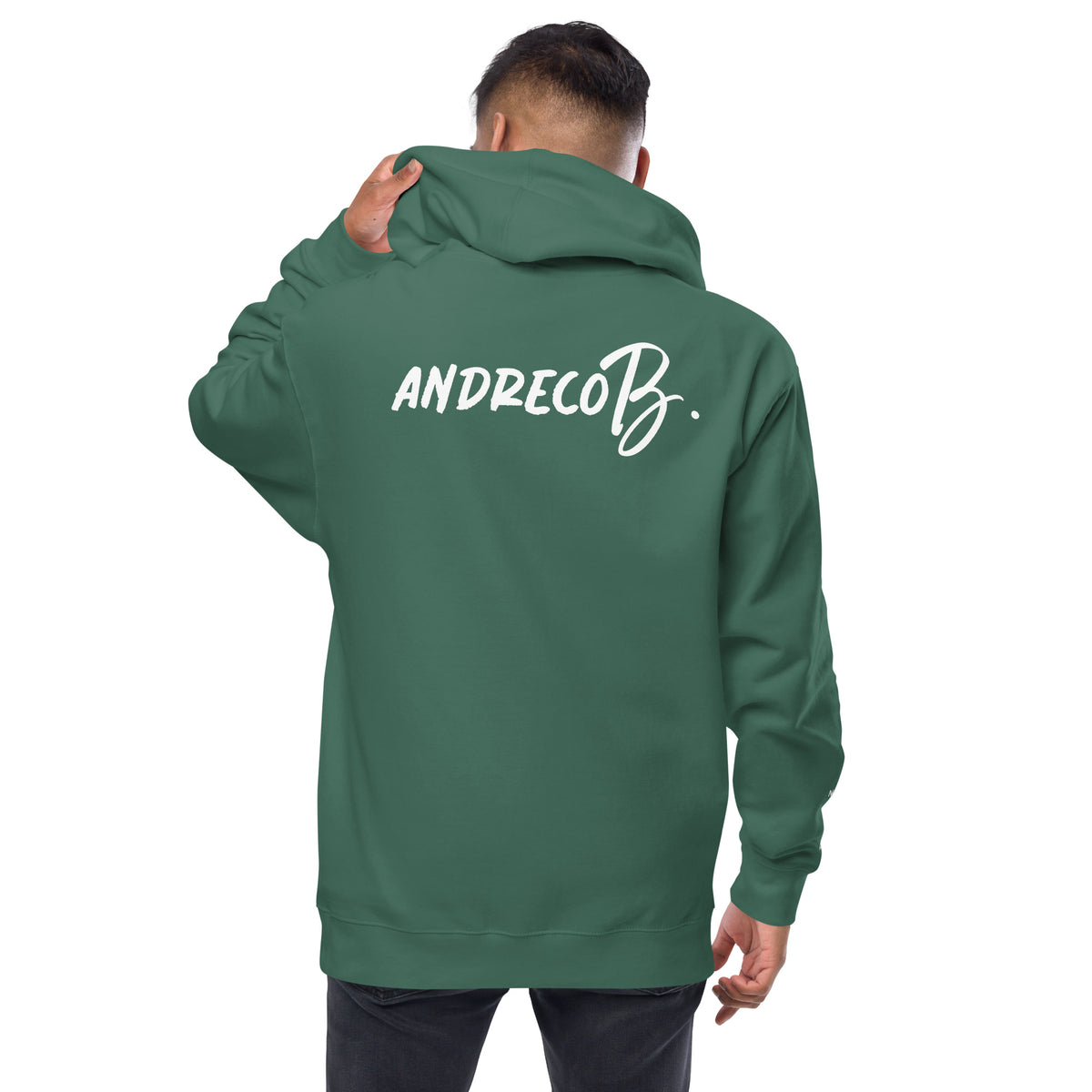 Andreco B. .2 fleece zip up hoodie