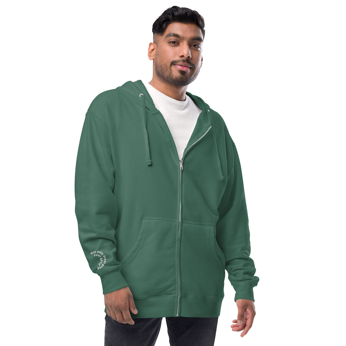 Andreco B. .2 fleece zip up hoodie