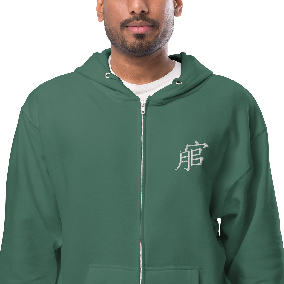 Andreco B.fleece zip up hoodie