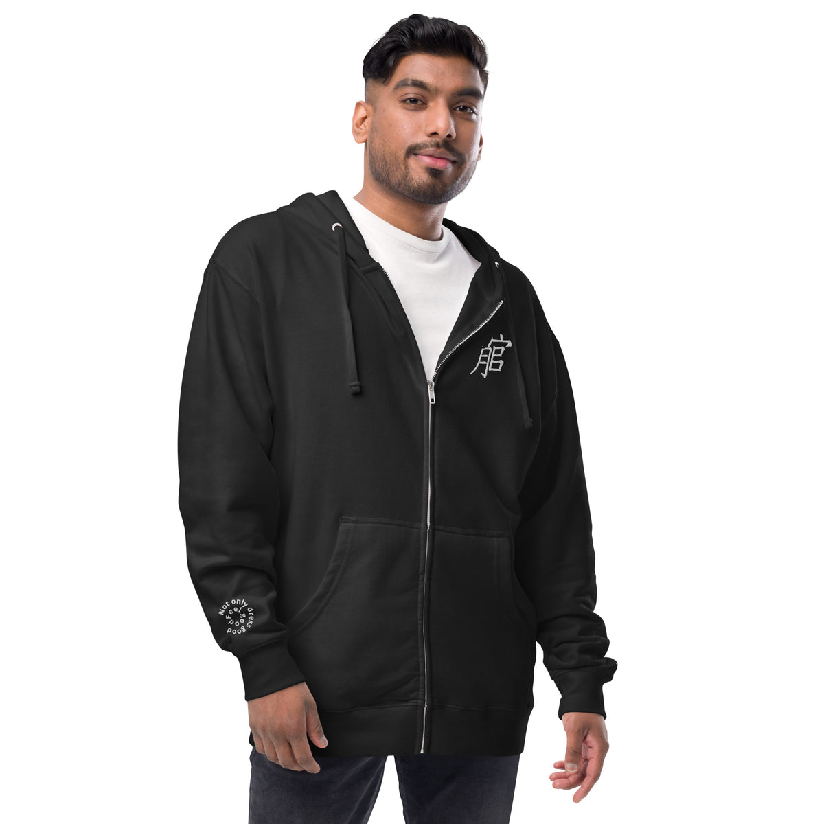 Andreco B.fleece zip up hoodie