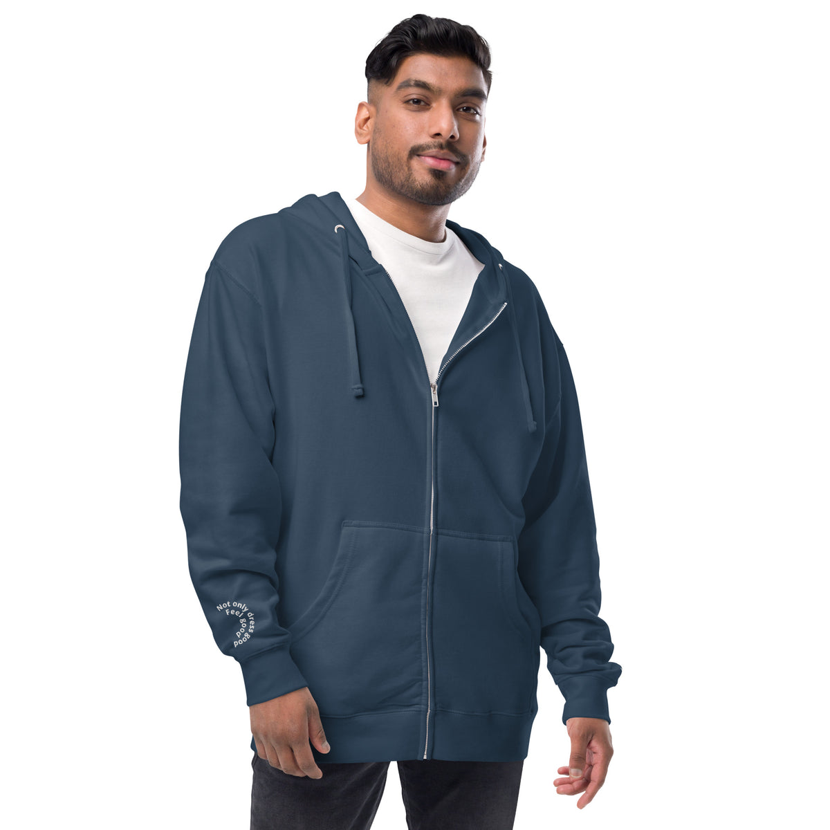 Andreco B. .2 fleece zip up hoodie