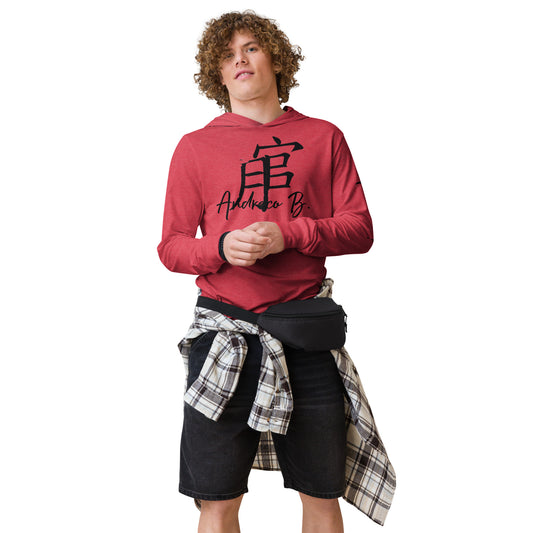 Andreco B. Hooded long-sleeve tee