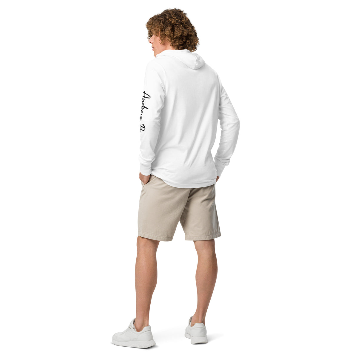 Andreco B. Hooded long-sleeve tee